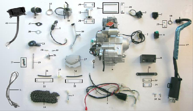 Системы двигателя Рысь 125 sport (B4)