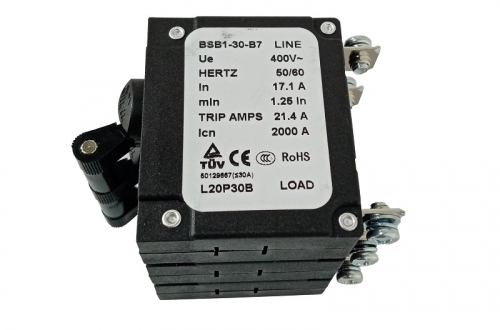 Автомат защиты от перегрузки по току генератора Loncin LC13000S (17.1 Ампер)/271290183-0001