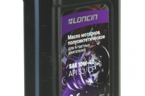 Масло моторное LONCIN 4T SAE 10W-40 API SJ/CF 0,6 л (полусинтетическое)