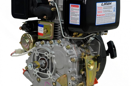 Двигатель Lifan Diesel 178FD, вал ?25мм, катушка 6 Ампер