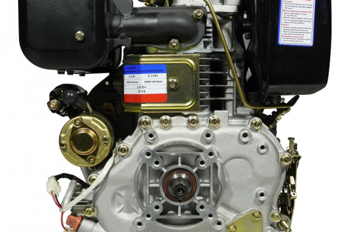 Двигатель Lifan Diesel 186FD, шлицевой вал, катушка 6 Ампер