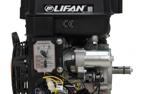 Двигатель Lifan KP500E, вал ?25мм, катушка 11 Ампер (элемент возд. фильтра тип 