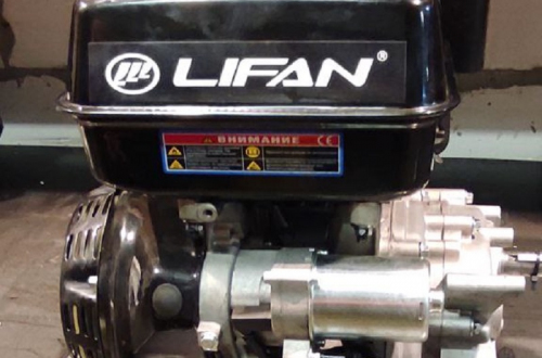 Двигатель Lifan 190FD-L, вал ?25 мм, катушка 18 Ампер