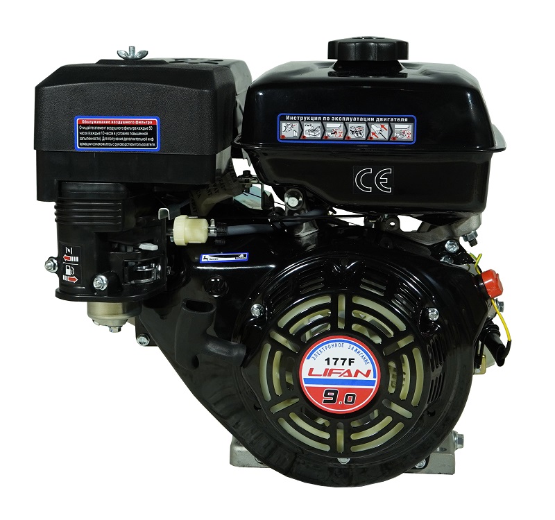 Двигатель Lifan 177F для мотопомпы резьбовой вал Type W1 Уценка