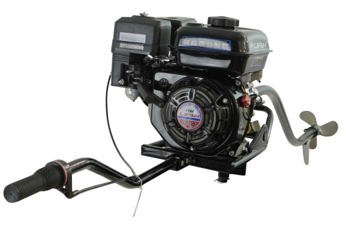 Мотор лодочный болотоход Habert (двигатель Lifan 170F D20)
