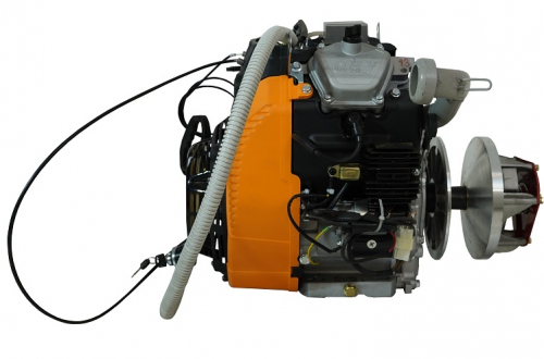 Двигатель Lifan LF2V80F-A (4500), 29 л.с. D25 20А (вариатор+провода+выхлопн система) на Буран