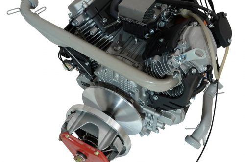 Двигатель Lifan LF2V80F-A (4500), 29 л.с. D25 20А (вариатор+провода+выхлопн система) на Буран