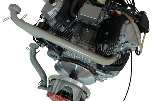 Двигатель Lifan LF2V80F-A (4500), 29 л.с. D25 20А (вариатор+провода+выхлопн система) на Буран