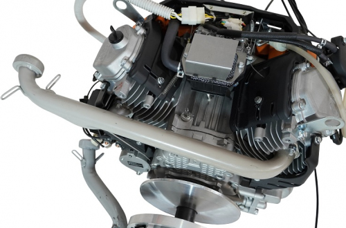 Двигатель Lifan LF2V80F-A (4500), 29 л.с. D25 20А (вариатор+провода+выхлопн система) на Буран