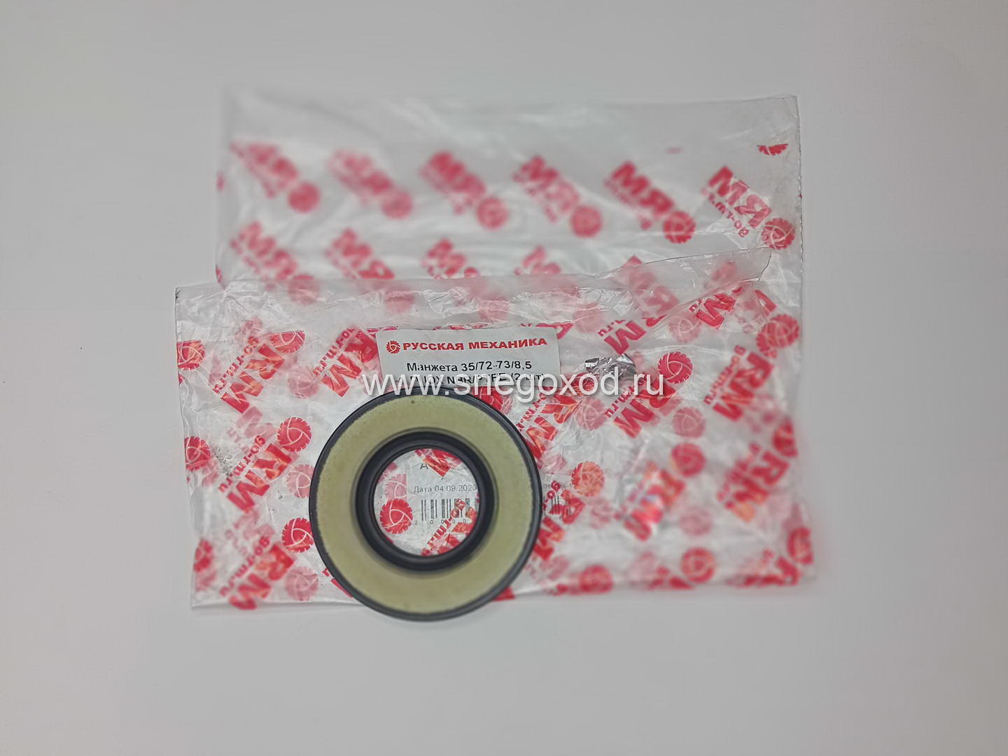 Манжета коленвала 35*72*73/8,5 тайга A-DUOX NBR\PTFE